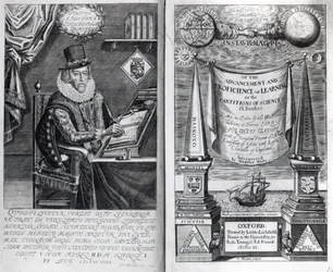 Frontispicio y página de título de 