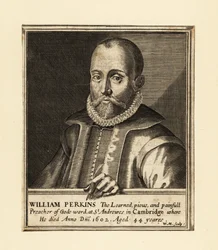 Retrato de William Perkins, clérigo inglés y teólogo de Cambridge