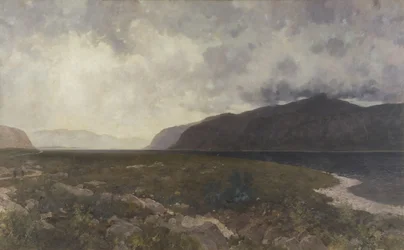 Loch Maree desde el Puente Grudie, c.1905