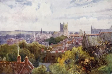Vista de Cambridge desde Castle Hill