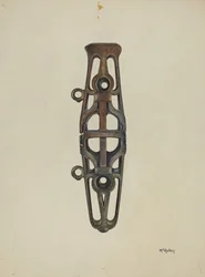 Soporte para látigo, c. 1937