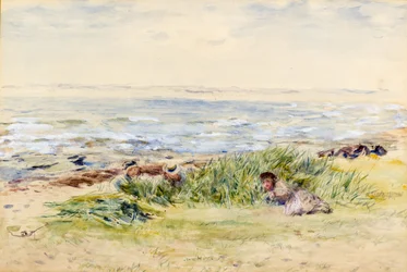 Niños entre juncos