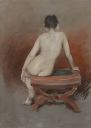 Espalda de un desnudo