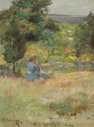 Muchacha en Shinnecock Hills, hacia 1897