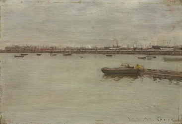 Día gris en la bahía