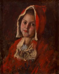 Caperucita Roja (óleo sobre lienzo)