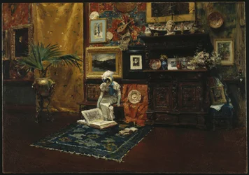 Interior del estudio, c.1882