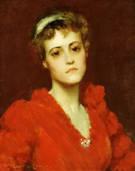 El vestido rojo