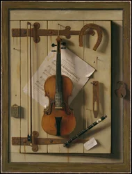Bodegón - violín y música