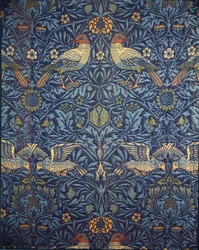Pájaros. Tela decorativa, 1878