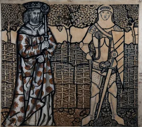 Rey Arturo y Sir Lancelot