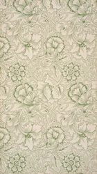 Rosa y Amapola. Papel pintado, 1881
