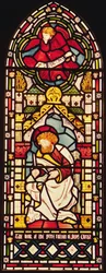 San Mateo, c.1870 vitral