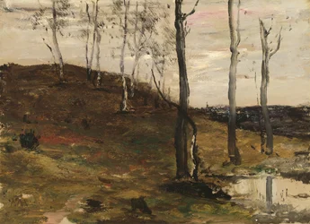 Ladera con árboles, 1872-1878