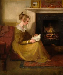 Una Lectura Junto al Fuego, c.1825