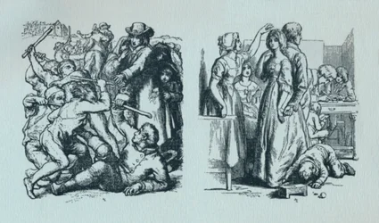 Ilustraciones para El Vicario de Wakefield de Goldsmith, c. 1800-1860, 1923