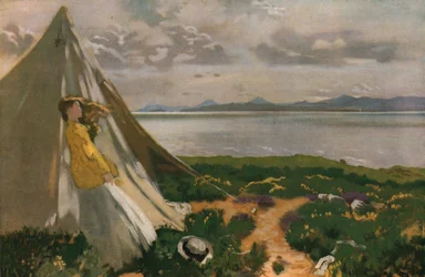 Un Día Ventoso: Howth Head, principios del siglo XX, c1930