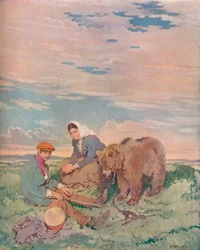 El descanso, c1911