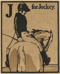 Un almanaque de doce deportes: J para Jockey