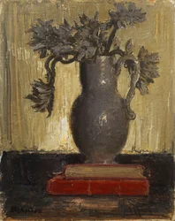 La jarra gris, c.1941-42 (óleo sobre tabla)