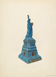 Banco: Estatua de la Libertad, c. 1940