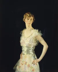 Retrato de Gardenia, tres cuartos de longitud, 1915