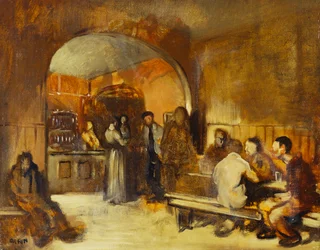 Interior de taberna