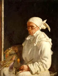 El pintor: Autorretrato con gafas, 1907