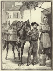 Un vendedor de aceite y vinagre