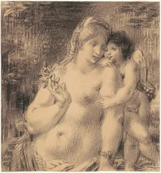 Desnudo con Cupido