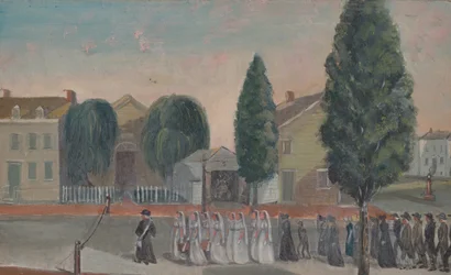 Procesión fúnebre infantil, 1870s