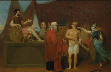 Pelea de Aquiles y Agamenón