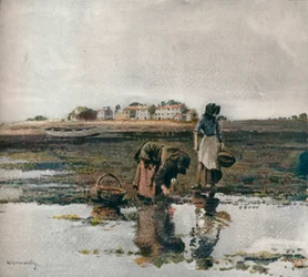 Recolección de mejillones, c1908