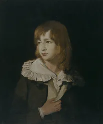 Retrato de un niño, John Parry of Garden, c.1788-89 (óleo sobre lienzo)