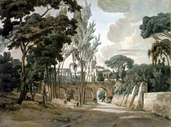Antiguos acueductos cerca de Capodichino, Nápoles, 1780-1782