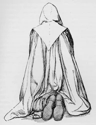 Monje de la Orden de San Benito, c1897