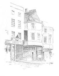 La posada de la cabeza de jabalí, King Street, c1897