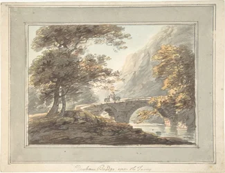 Puente Denham sobre el Tavy, 1780-1830