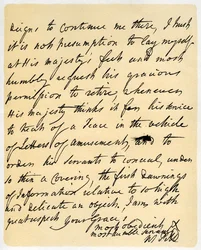Carta de William Pitt al Duque de Newcastle, Hayes, 23 de octubre de 1759