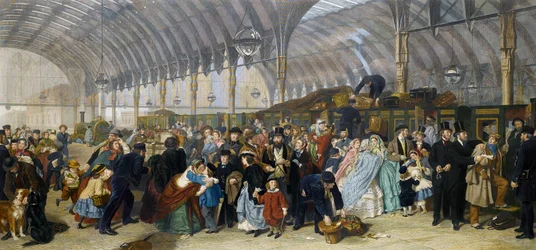 La estación de tren, 1866