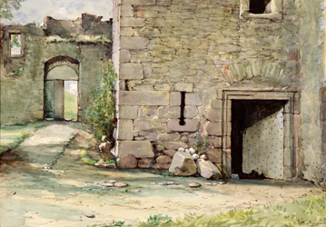 Puerta Oeste, Castillo de Mains