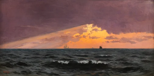 Antes del atardecer, tormenta en camino