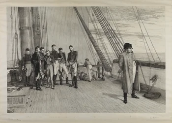 Napoleón a bordo del "Belerofonte