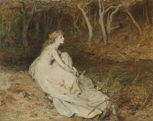 Ofelia, c.1874 (óleo sobre lienzo)
