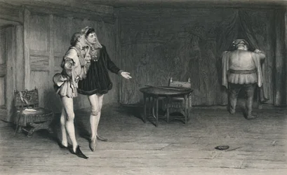 Príncipe Enrique, Poins y Falstaff. Rey Enrique IV - Primera Parte