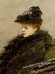La boa de plumas, c.1892