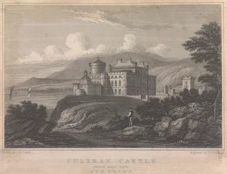 Castillo de Culzean, vista sureste, Ayrshire; página 84 (Volumen Uno)
