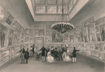 Exposición de la Real Academia. - Vista Privada, c1844