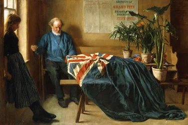 Preparativos para el día de la coronación, Chichester, hacia 1902