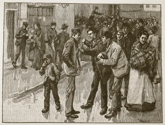 La Huelga de Preston, ilustración de 